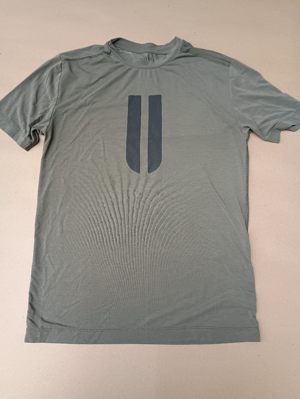 NOBULL T-Shirt Mens Small Olive Army Green Performance Graphic Gym Workout